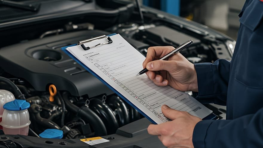 Inspección electrónica de un auto usado antes de comprarlo